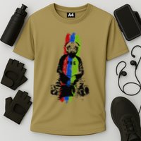 Good Pug Sitting Art Cooling Performance Crew T-Shirt