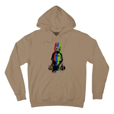 Good Pug Sitting Art Hoodie