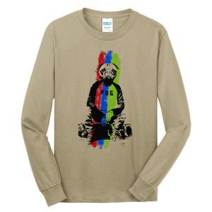 Good Pug Sitting Art Tall Long Sleeve T-Shirt