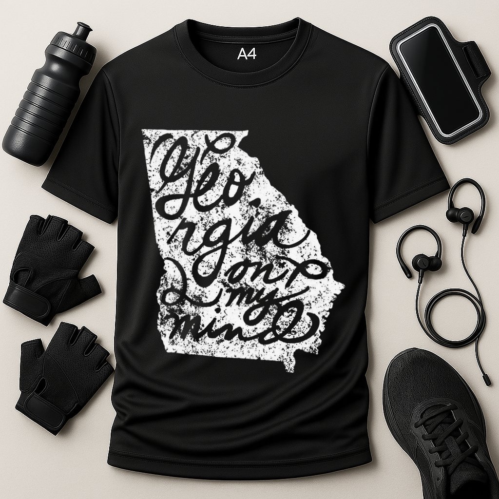 Georgia Peach State Georgia On My Mind Atlanta Cooling Performance Crew T-Shirt