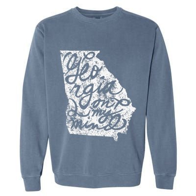 Georgia Peach State Georgia On My Mind Atlanta Garment-Dyed Sweatshirt