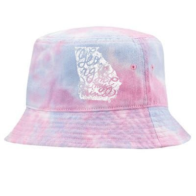 Georgia Peach State Georgia On My Mind Atlanta Tie-Dyed Bucket Hat