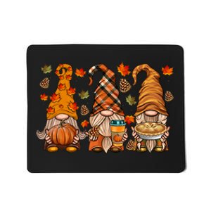 Gnomes Pumpkin Spice Coffee Latte Fall Autumn Thanksgiving Mousepad