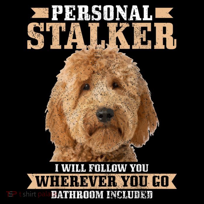 Goldendoodle Personal Stalker Funny Golden Doodle Mom Tank Top