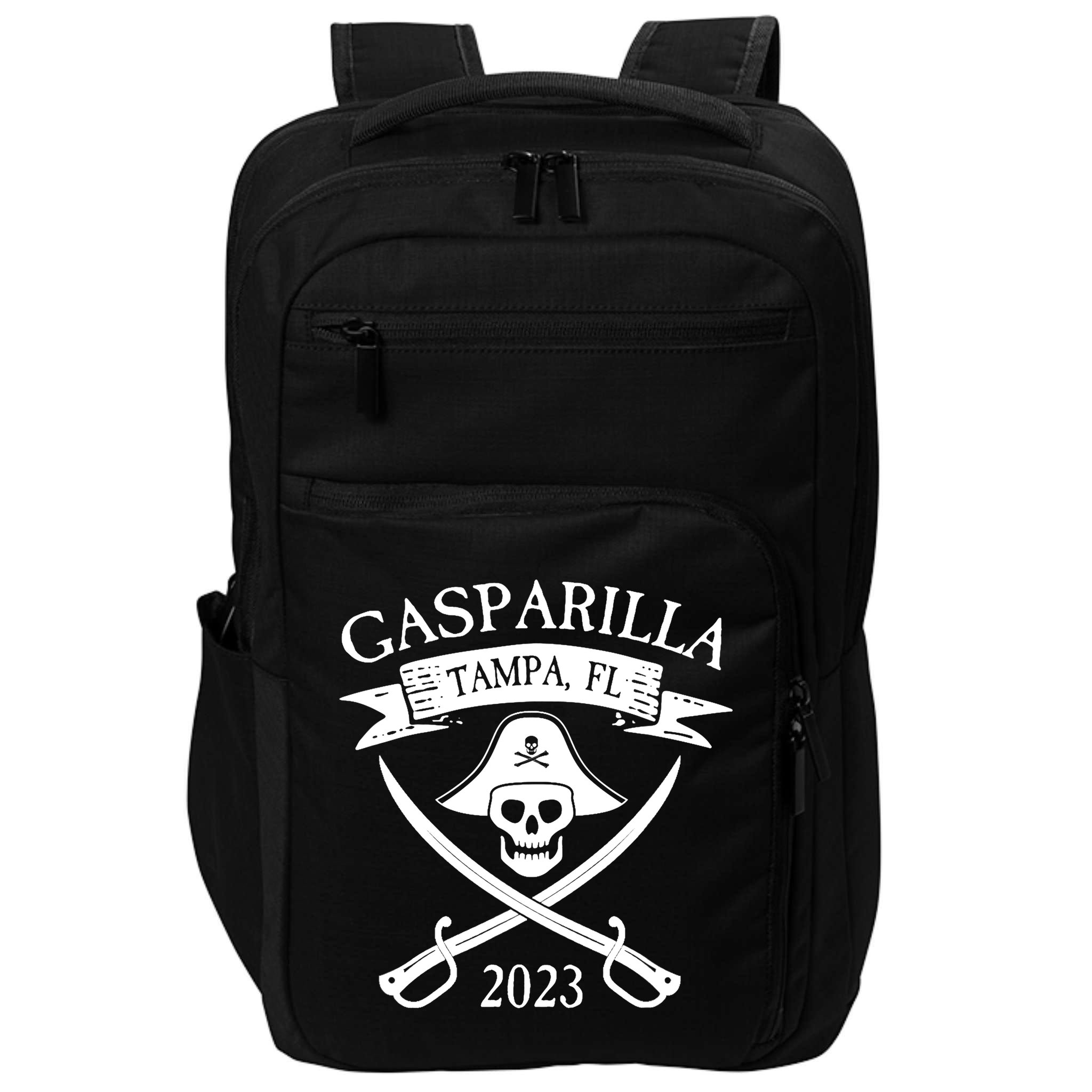Gasparilla Pirate Souvenir Tampa Parade Florida Gasparilla Impact Tech Backpack