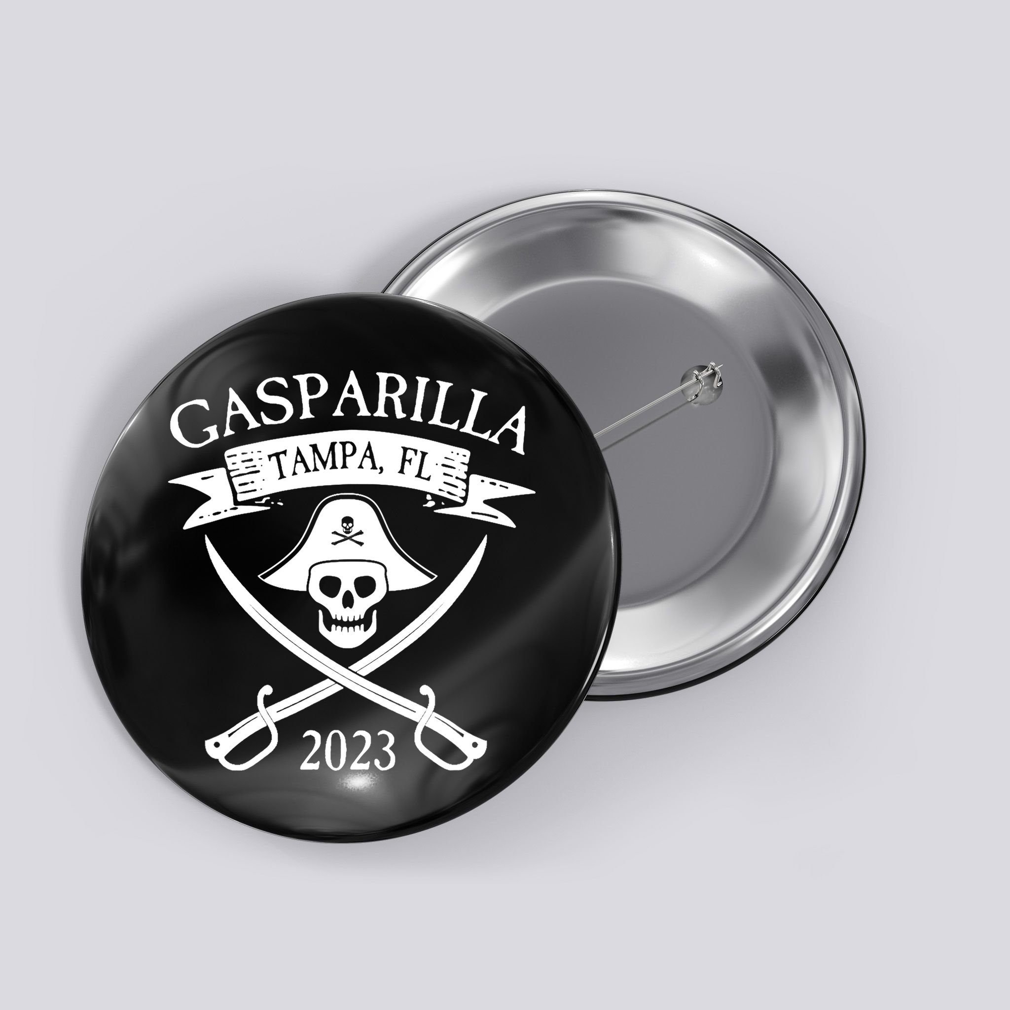 Gasparilla Pirate Souvenir Tampa Parade Florida Gasparilla Button