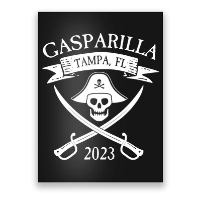 Gasparilla Pirate Souvenir Tampa Parade Florida Gasparilla Poster