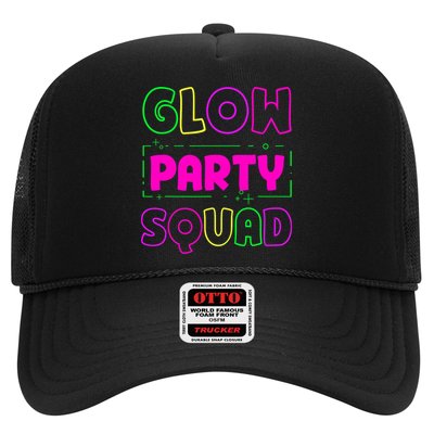 Glow Party Squad Neon Lights Party Lover Trucker Hat
