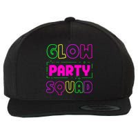 Glow Party Squad Neon Lights Party Lover Wool Snapback Cap