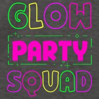 Glow Party Squad Neon Lights Party Lover Vector Backpack