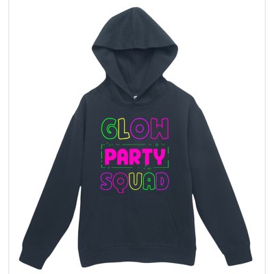 Glow Party Squad Neon Lights Party Lover Urban Pullover Hoodie