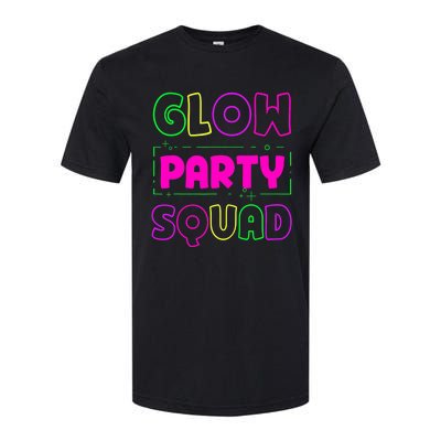 Glow Party Squad Neon Lights Party Lover Softstyle CVC T-Shirt