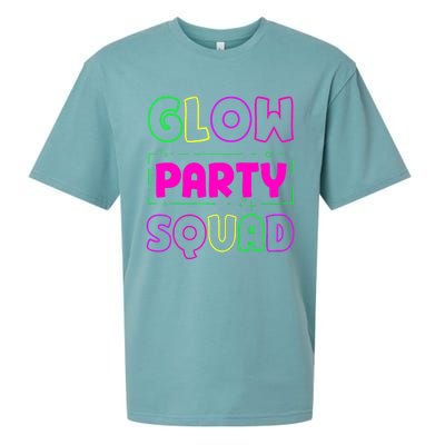 Glow Party Squad Neon Lights Party Lover Sueded Cloud Jersey T-Shirt