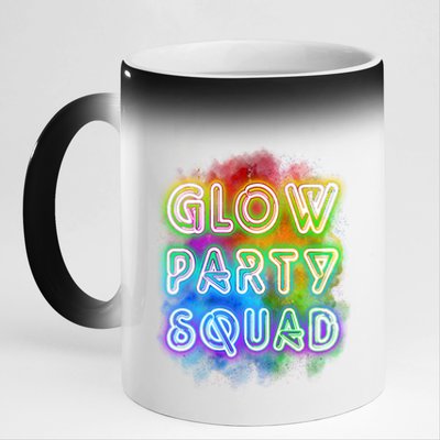 Glow Party Squad 11oz Black Color Changing Mug