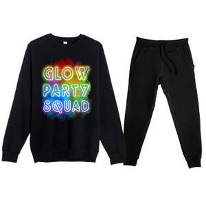 Glow Party Squad Premium Crewneck Sweatsuit Set