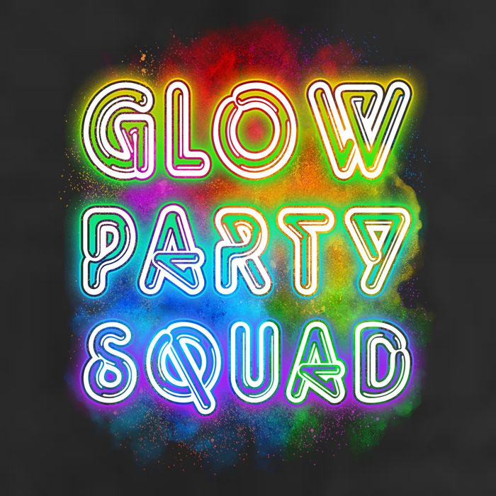 Glow Party Squad Golf Towel