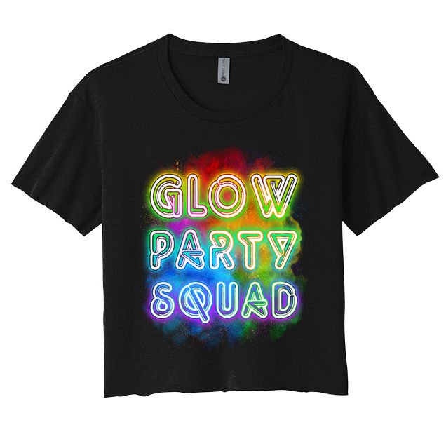 Glow Party Squad Crop Top
