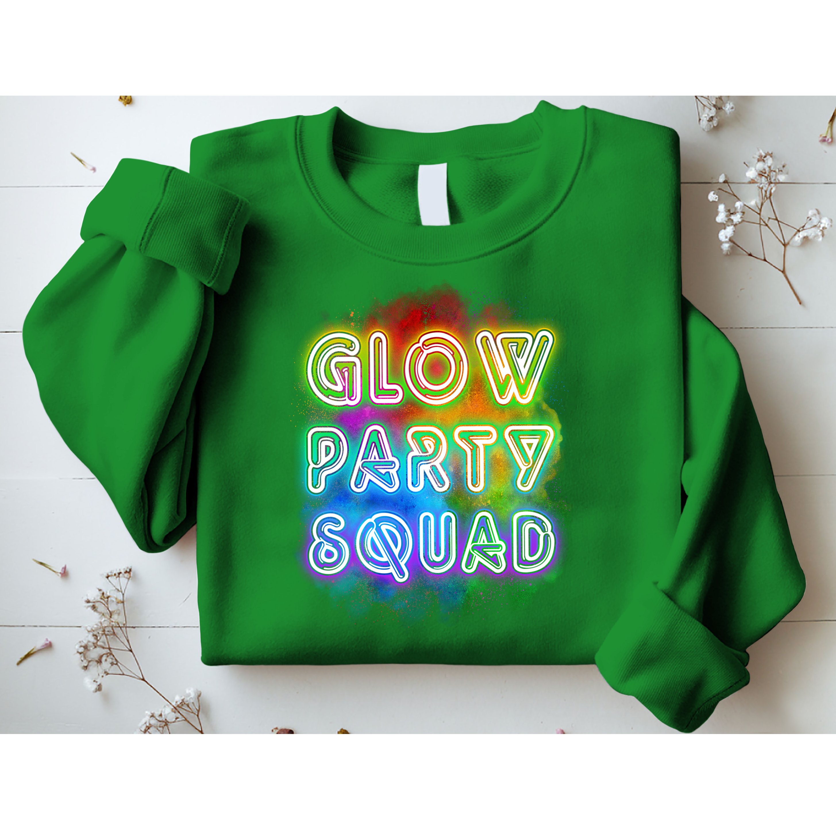 Glow Party Squad Sweatshirt