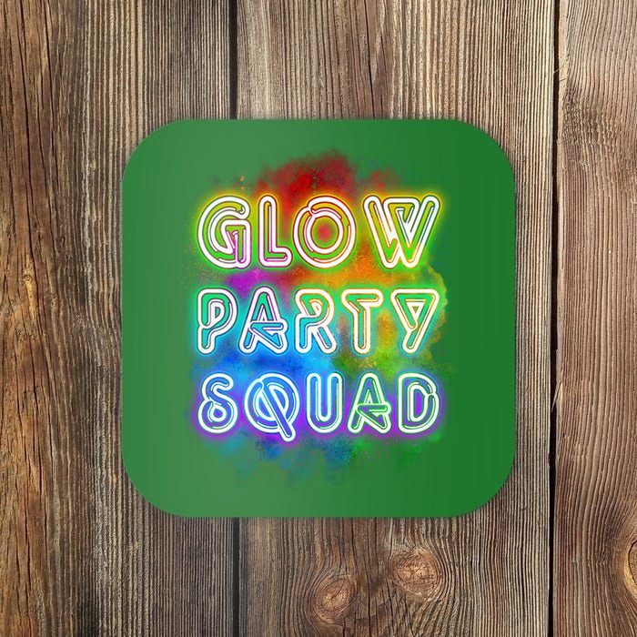 Glow Party Squad Coaster