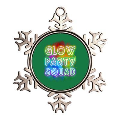 Glow Party Squad Metallic Star Ornament