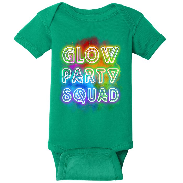 Glow Party Squad Baby Bodysuit