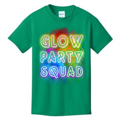 Glow Party Squad Kids T-Shirt