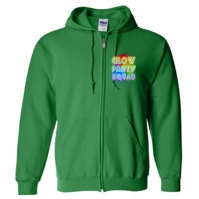 Glow Party Squad Full Zip Hoodie