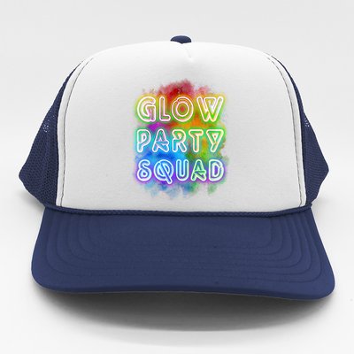 Glow Party Squad Trucker Hat