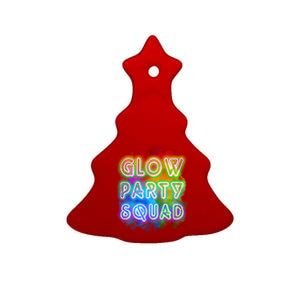 Glow Party Squad Ceramic Tree Ornament