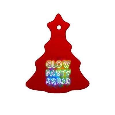 Glow Party Squad Ceramic Tree Ornament