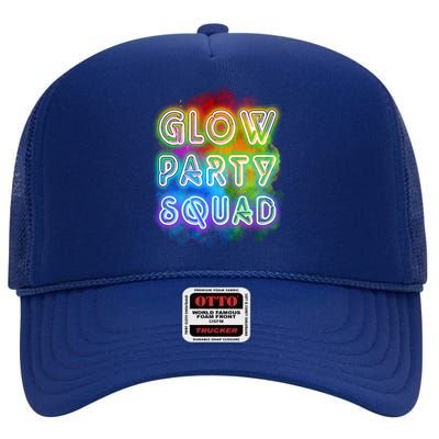 Glow Party Squad High Crown Mesh Back Trucker Hat