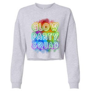 Glow Party Squad Cropped Pullover Crew