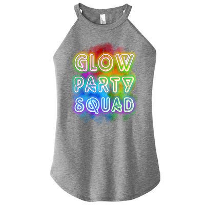 Glow Party Squad Women's Perfect Tri Rocker Tank