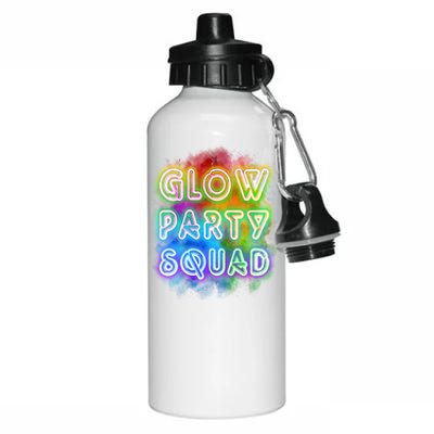 Glow Party Squad Aluminum Water Bottle