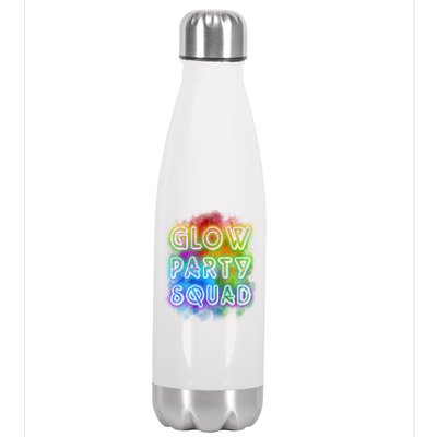 Glow Party Squad Stainless Steel Insulated Water Bottle