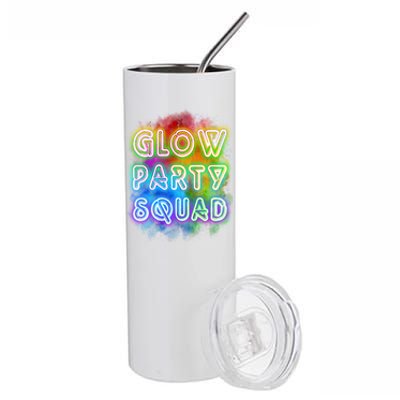 Glow Party Squad Stainless Steel Tumbler