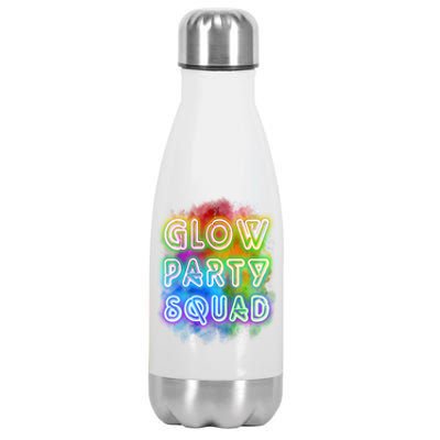 Glow Party Squad Stainless Steel Insulated Water Bottle