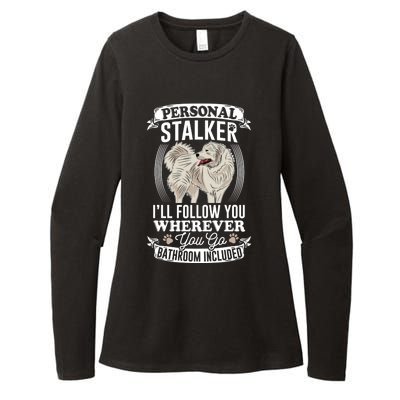 Great Pyrenees Stalker Great Pyrenees Funny Gift Great Pyrenees Gift Womens CVC Long Sleeve Shirt