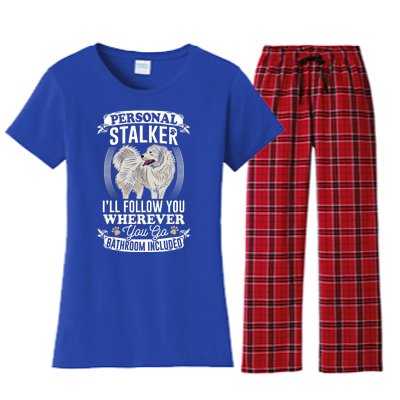 Great Pyrenees Stalker Great Pyrenees Funny Gift Great Pyrenees Gift Women's Flannel Pajama Set