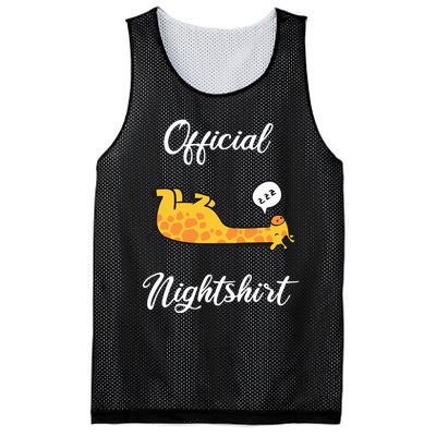 Giraffe Pet Sleepshirt Nightwear Nightshirt Sleep Pajama Mesh Reversible Basketball Jersey Tank