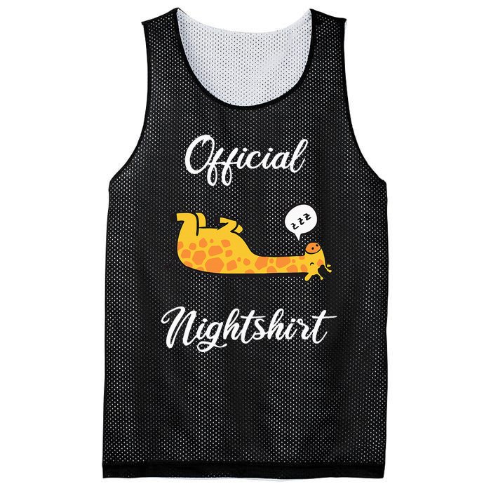 Giraffe Pet Sleepshirt Nightwear Nightshirt Sleep Pajama Mesh Reversible Basketball Jersey Tank