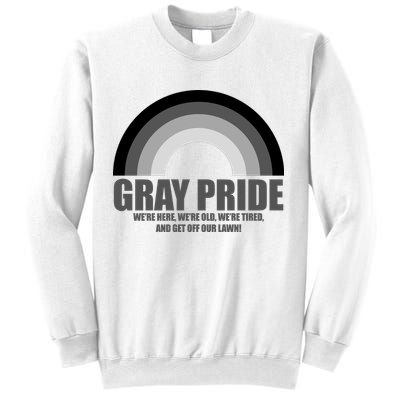 Gray Pride Senior Citizen Funny LGBTQ Sweatshirt