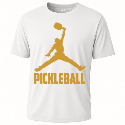 Gold Pickleball Sports Logo Performance Shirt