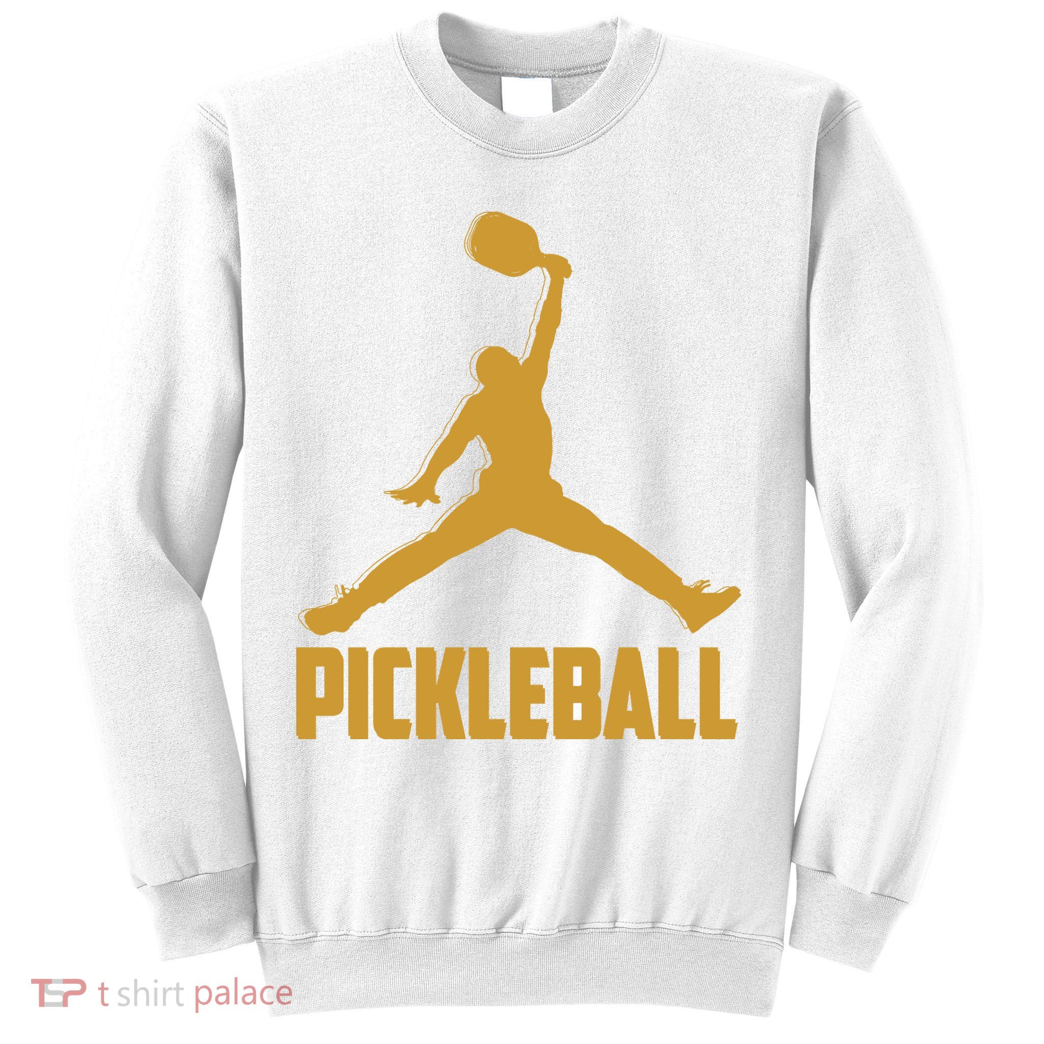 Gold Pickleball Sports Logo Sweatshirt