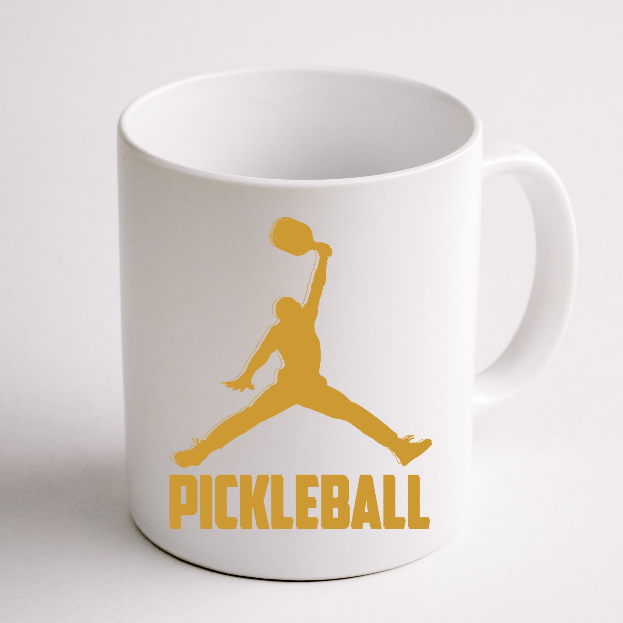 Gold Pickleball Sports Logo Mug