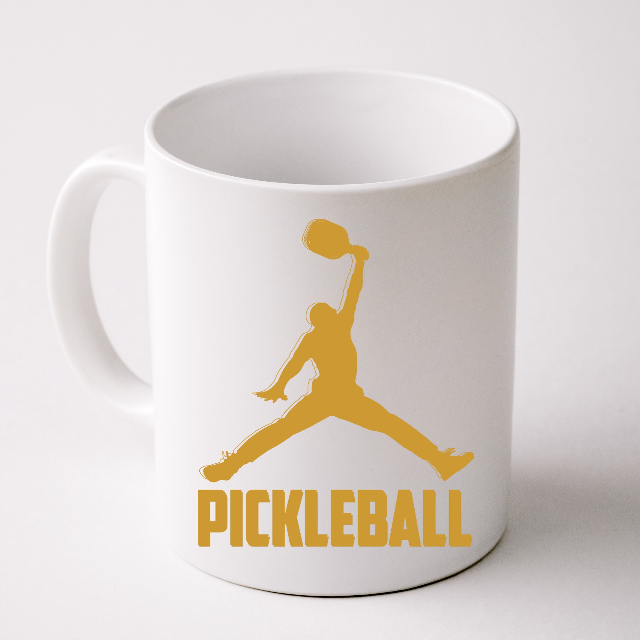 Gold Pickleball Sports Logo Mug