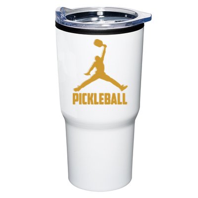 Gold Pickleball Sports Logo Tumbler