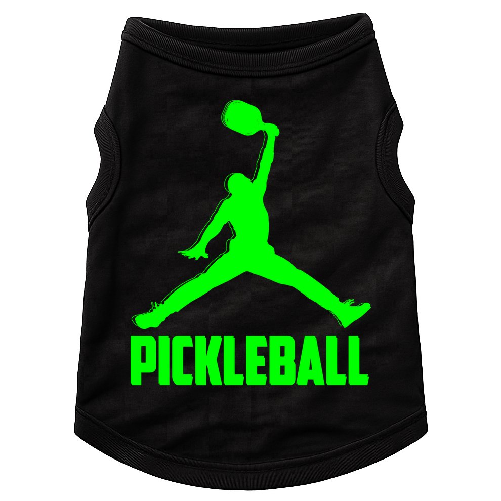 Green Pickleball Sports Logo Doggie Tank