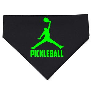 Green Pickleball Sports Logo USA-Made Doggie Bandana