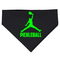 Green Pickleball Sports Logo USA-Made Doggie Bandana